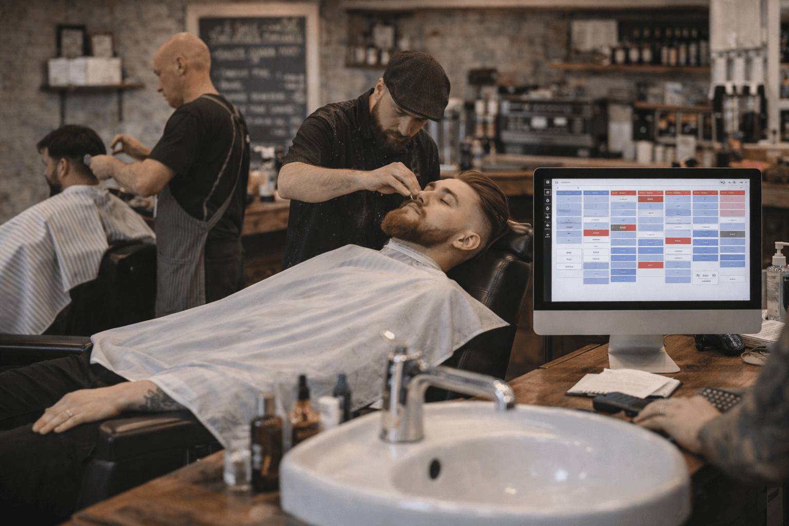 Peak hours remain readable preview for Barber shops