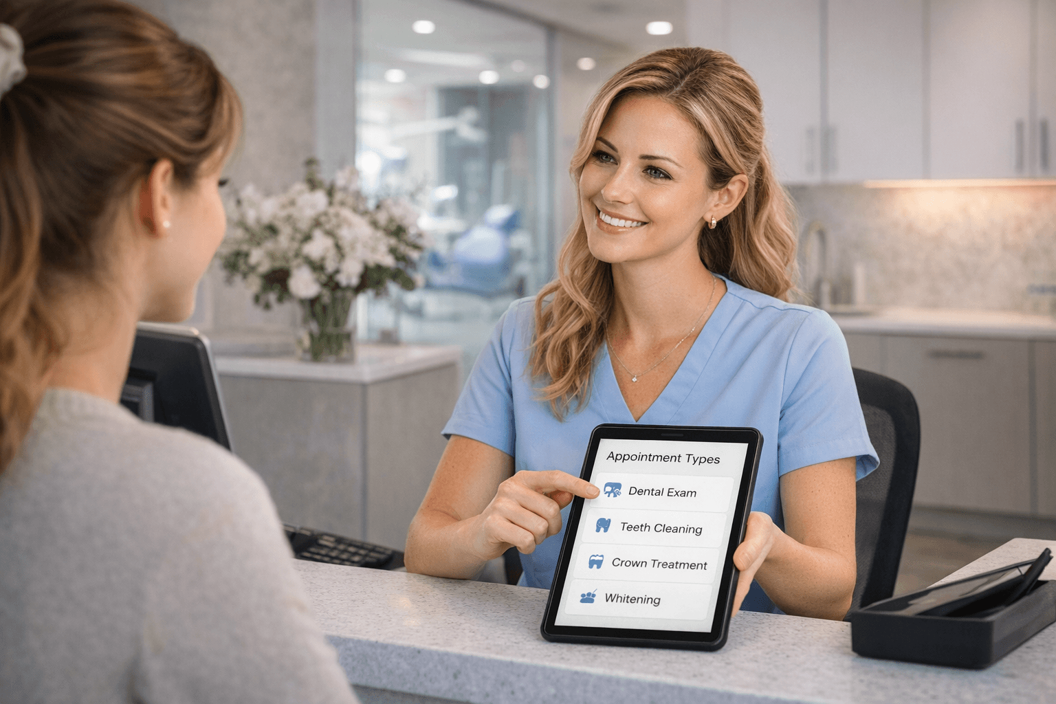 Appointment types stay easier to navigate preview for Dental clinics