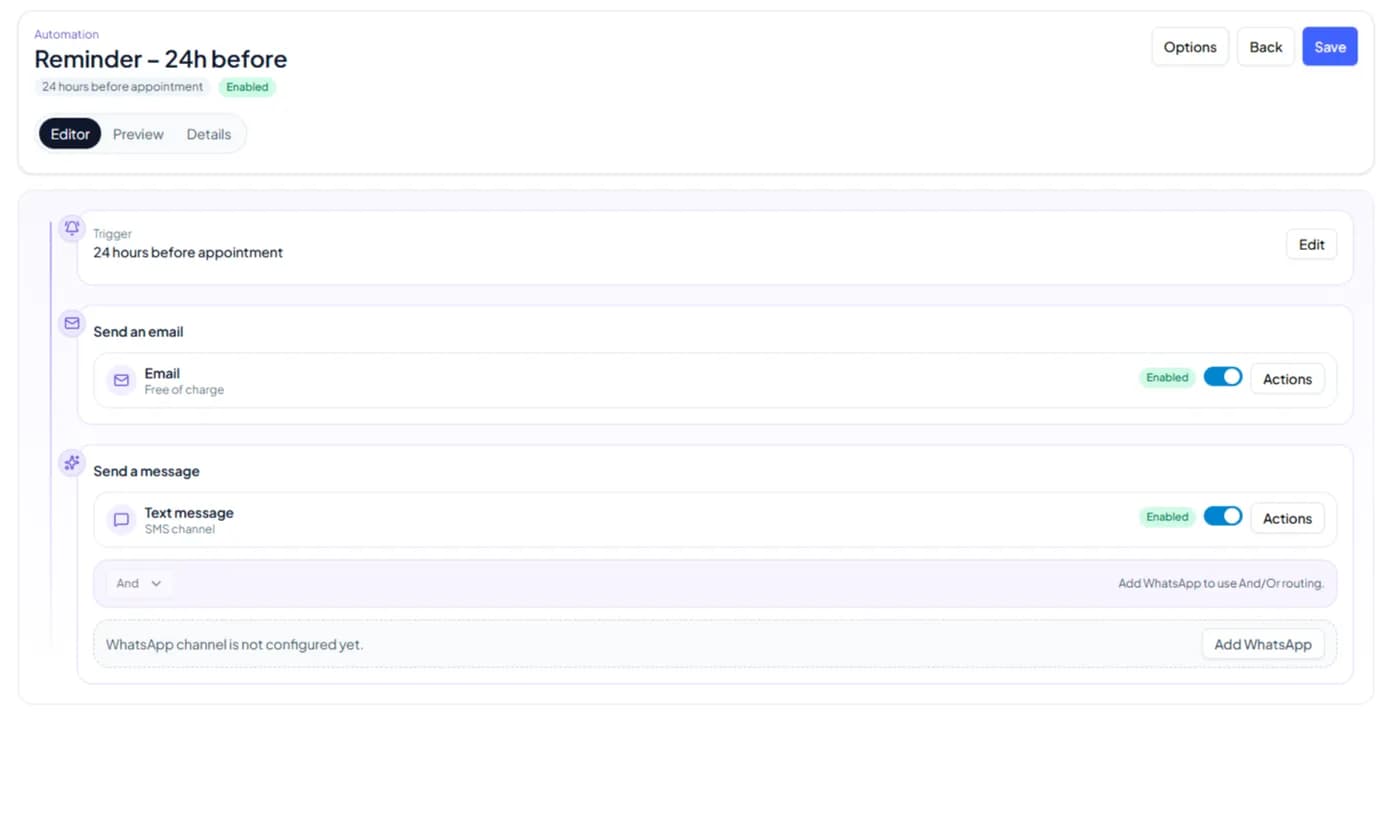 open automation reminder