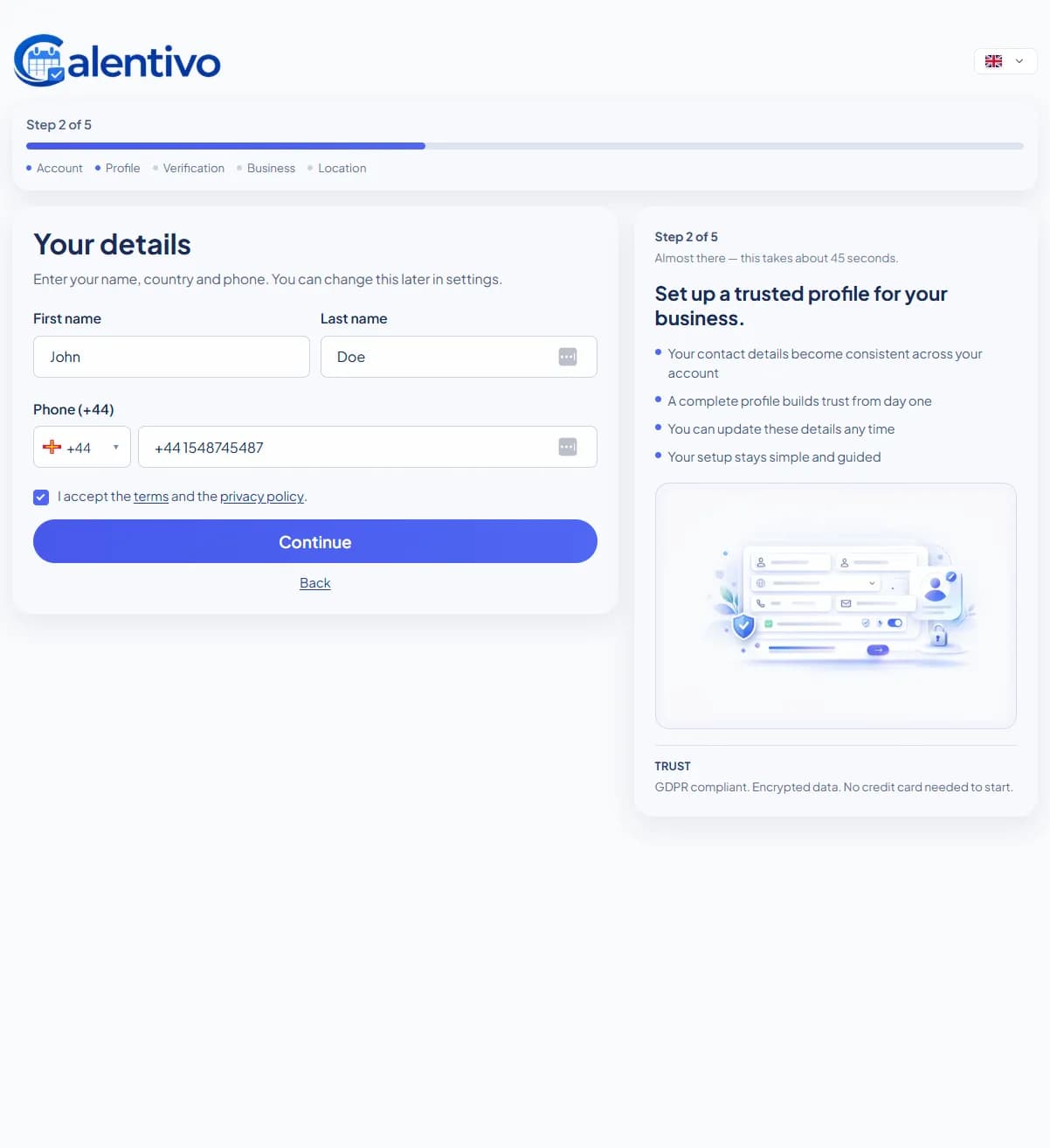 ENTER YOUR DETAILS